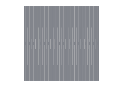 Broken lines that create virtual squares on a medium light grey background at the points of break